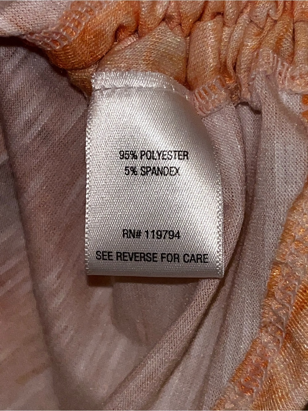 Live and Let Live Women's Ombré Print Shirt Size L - Picture 5 of 5